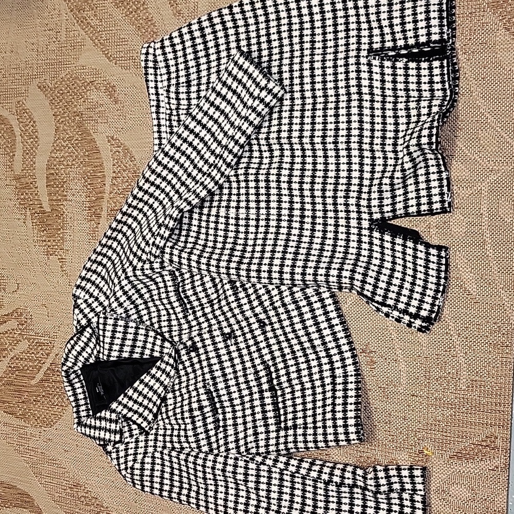 Dd Collection Star Herringbone Pattern Suit Skirt Set